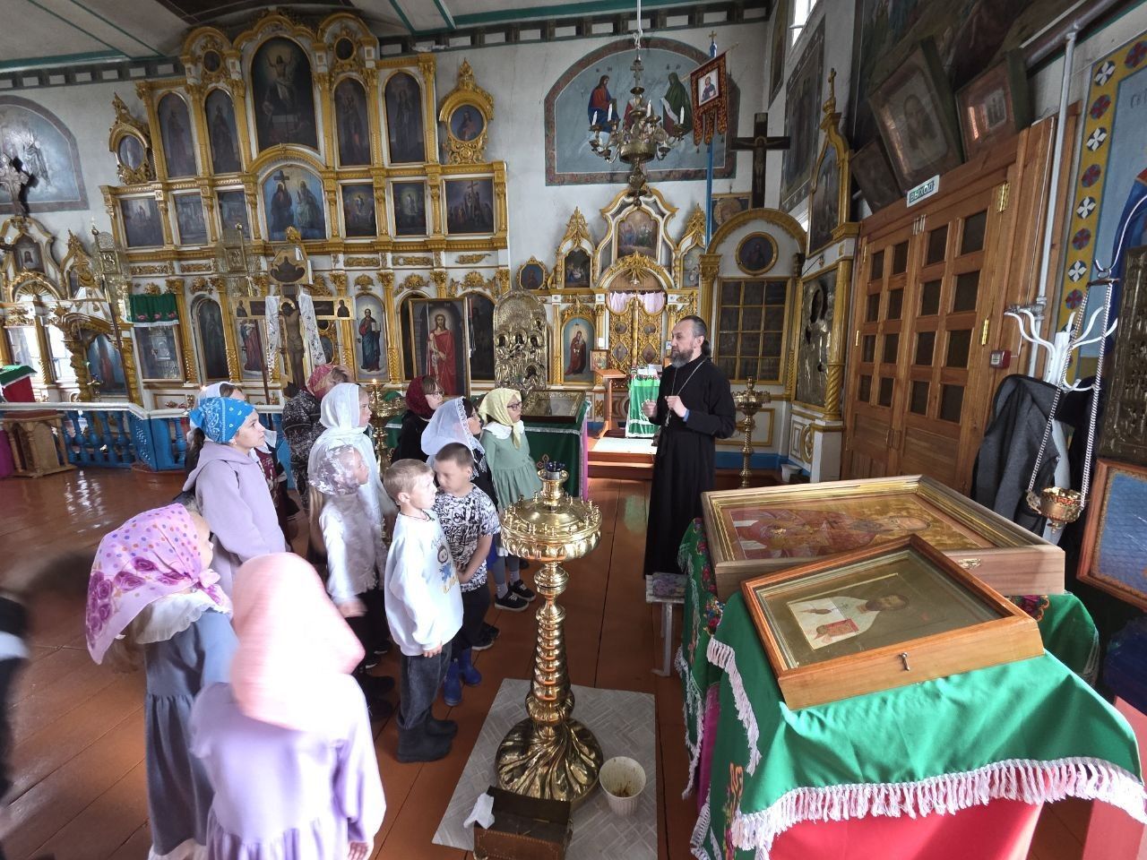 Учащиеся Новочурашевской школы посетили храм в селе Хормалы.
