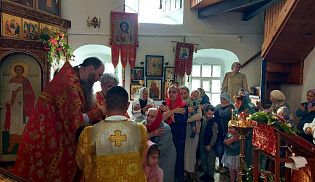 В храме Усекновения главы Иоанна Предтечи города Алатырь было совершенно богослужение по случаю Престольного праздника