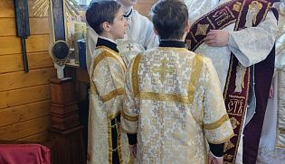 Управляющий Алатырской епархией в праздник Обрезания Господня совершил Божественную Литургию в храме святителя Николая Чудотворца села Туруново