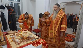 21 ноября 2023  года в праздник Собора Архистратига Михаила и прочих Небесных Сил бесплотных, епископ Алатырский и Порецкий Феодор совершил Божественную Литургию в храме мученика Иоанна Воина г. Алатырь