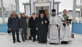 Управляющий Алатырской епархией в праздник Обрезания Господня совершил Божественную Литургию в храме святителя Николая Чудотворца села Туруново