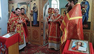 Управляющий Алатырской епархией в праздник святителя Николая возглавил престольные торжества в храме святителя Николая Чудотворца села Норваш-Шигали