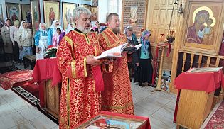 Управляющий Алатырской епархией в праздник святителя Николая возглавил престольные торжества в храме святителя Николая Чудотворца села Норваш-Шигали