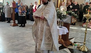 Епископ Алатырский и Порецкий Феодосий в Неделю 33-ю по Пятидесятнице и в день памяти мученицы Татьяны совершил Божественную Литургию в кафедральном храме в честь Иверской иконы Божией Матери города Алатырь