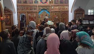 В храме Рождества Богородицы прошел урок для школьников Алатыря