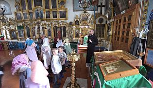 Учащиеся Новочурашевской школы посетили храм в селе Хормалы.