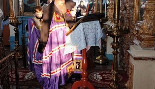 Епископ Алатырский и Порецкий Феодосий в Неделю 31-ю по Пятидесятнице совершил Божественную Литургию в храме Вознесения Господня села Семеновское 