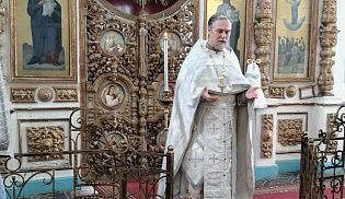 Епископ Алатырский и Порецкий Феодосий в Неделю 31-ю по Пятидесятнице совершил Божественную Литургию в храме Вознесения Господня села Семеновское 