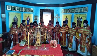 Духовенство Батыревского благочиния сослужило на Божественной Литургии в день 15-летия убиения протоиерея Анатолия Сорокина