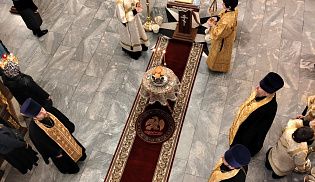 Епископ Алатырский и Порецкий Феодосий в Неделю 24-ю по Пятидесятнице совершил Божественную Литургию в Киево-Николаевском Новодевичьем монастыре города Алатырь