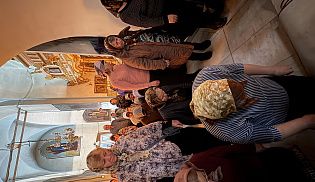 Великое повечерие с чтением Великого покаянного канона прп. Андрея Критского в храме Воздвижения Креста Господня города Алатырь