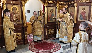 Управляющий Алатырской епархией в шестую Неделю по Пятидесятнице совершил Божественную Литургию в в кафедральном храме в честь Иверской иконы Божией Матери города Алатырь
