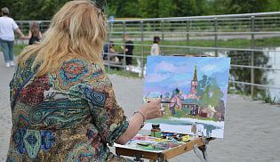 Епископ Феодосий пообщался и благословил участников Кокельвского пленэра