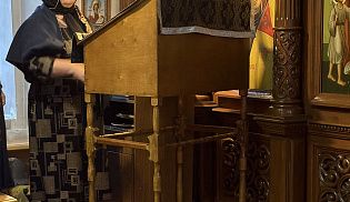 Великое повечерие с чтением Великого покаянного канона прп. Андрея Критского в храме Воздвижения Креста Господня города Алатырь