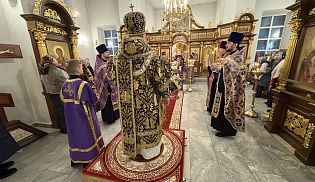 Управляющий Алатырской епархией во 2-ю Неделю Великого поста совершил Божественную Литургию в Иверском кафедральном храме города Алатырь