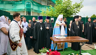 Духовенство Алатырской епархии сослужило главе Чувашской митрополии на Божественной Литургии в пятую годовщину преставления митрополита Варнавы