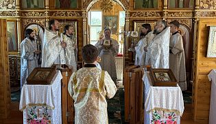 Управляющий Алатырской епархией возглавил Престольные торжества в храме Вознесения Господня села Старые Айбеси