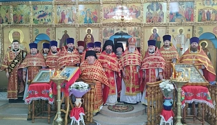 Духовенство Батыревского благочиния сослужило на Божественной Литургии в день 15-летия убиения протоиерея Анатолия Сорокина