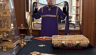 Управляющий Алатырской епархией во 2-ю Неделю Великого поста совершил Божественную Литургию в Иверском кафедральном храме города Алатырь