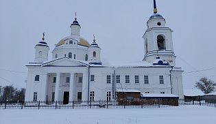 Епископ Алатырский и Порецкий Феодосий в Неделю 31-ю по Пятидесятнице совершил Божественную Литургию в храме Вознесения Господня села Семеновское 