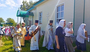 Престольный праздник в храме Вознесения Господня села Старые Айбеси 