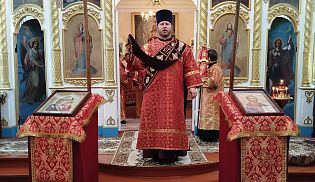 Епископ Алатырский и Порецкий Феодосий совершил Божественную Литургию в храме Рождества Христова села Никулино