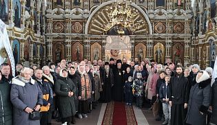 Епископ Алатырский и Порецкий Феодосий в Неделю 31-ю по Пятидесятнице совершил Божественную Литургию в храме Вознесения Господня села Семеновское 