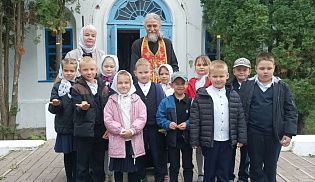 В храме Рождества Пресвятой Богородицы города Алатырь прошли встречи с младшими школьниками