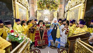 Епископ Алатырский и Батыревский Феодосий сослужил главам Керкирской и Чувашской митрополий за Божественной Литургией в день тезоименитства митрополита Савватия