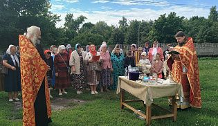 Престольный праздник в храме мученика  Иоанна Война, расположенного на территории Кресто-Воздвиженской церкви