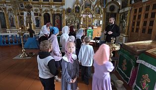 Учащиеся Новочурашевской школы посетили храм в селе Хормалы.