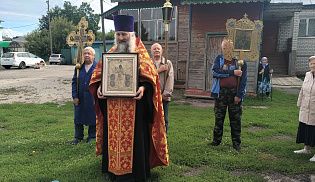 Престольный праздник в храме мученика  Иоанна Война, расположенного на территории Кресто-Воздвиженской церкви