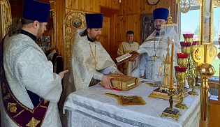 Престольный праздник в храме Вознесения Господня села Старые Айбеси 
