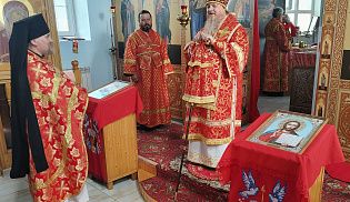 Управляющий Алатырской епархией в праздник святителя Николая возглавил престольные торжества в храме святителя Николая Чудотворца села Норваш-Шигали