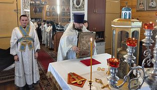 Управляющий Алатырской епархией в праздник Обрезания Господня совершил Божественную Литургию в храме святителя Николая Чудотворца села Туруново