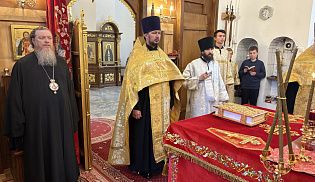 Управляющий Алатырской епархией в Неделю 11-ю по Пятидесятнице совершил Божественную Литургию в Иверском кафедральном храме города Алатырь