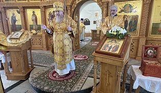 Епископ Алатырский и Батыревский возглавил Престольные торжества в Киево-Николаевском Новодевичьем монастыре города Алатырь