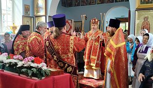 Управляющий Алатырской епархией в праздник святителя Николая возглавил престольные торжества в храме святителя Николая Чудотворца села Норваш-Шигали