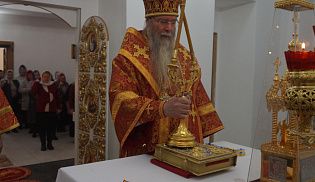 21 ноября 2023  года в праздник Собора Архистратига Михаила и прочих Небесных Сил бесплотных, епископ Алатырский и Порецкий Феодор совершил Божественную Литургию в храме мученика Иоанна Воина г. Алатырь
