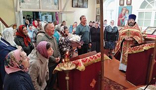 Епископ Алатырский и Порецкий Феодосий совершил Божественную Литургию в храме Рождества Христова села Никулино