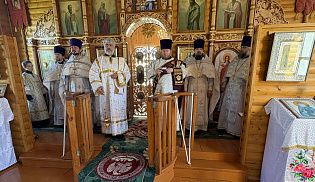 Управляющий Алатырской епархией возглавил Престольные торжества в храме Вознесения Господня села Старые Айбеси