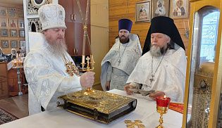 Управляющий Алатырской епархией в праздник Обрезания Господня совершил Божественную Литургию в храме святителя Николая Чудотворца села Туруново