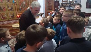 В храме Рождества Богородицы прошел урок для школьников Алатыря