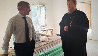 Храм в честь иконы Божьей Матери " Нечаянная радость " и терапевтическое сообщество " Новая жизнь" посетили Глава Чувашской Республики и управляющий Алатырской епархией