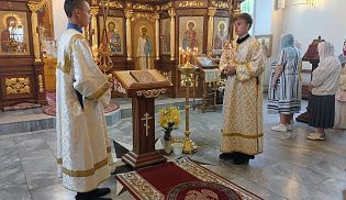 Управляющий Алатырской епархией в праздник пророка Божия Илии овершил Божественную Литургию в в кафедральном храме в честь Иверской иконы Божией Матери города Алатырь