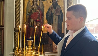 В храме Рождества Христова села Сугуты совершён молебен перед началом экзаменов для выпускников школы