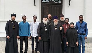 Студенты Московской духовной академии из стран Африки посетили с паломничеством Алатырскую епархию