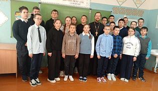 Священник встретился с учениками Староайбесинской школы