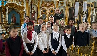 В храме Казанской иконы Божией Матери села Хормалы прошла экскурсия для школьников