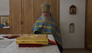 4 ноября 2023 г., в праздник Казанской иконы Божией Матери Преосвященнейший Феодор, епископ Алатырский и Порецкий, совершил Божественную Литургию в храме в честь иконы Божией Матери Казанская г. Алатырь